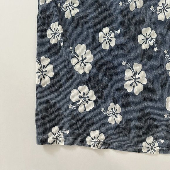 Local Motion Adult L Blue Button Down Collared Short Sleeved Casual Surf Large - Picture 10 of 13